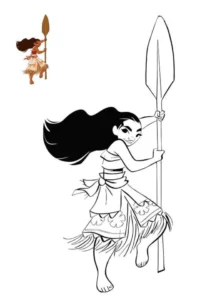 oceania disegno da colorare