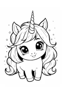 unicorno da stampare
