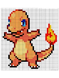 charizard pixel art​