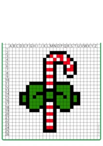 disegni di natale pixel art