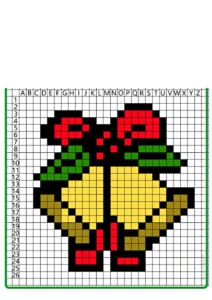 facile pixel art natale