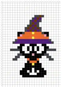 halloween pixel art