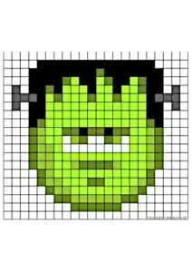 halloween pixel art