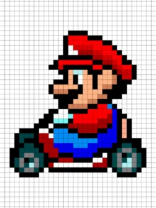 mario pixel art