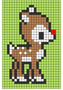natale pixel art