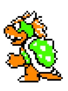 pixel art bowser