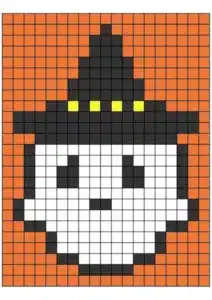 pixel art di halloween