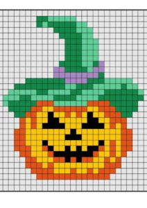 pixel art halloween difficile