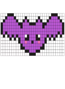 pixel art halloween facile