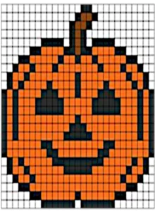 pixel art halloween facili​
