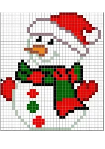pixel art natale