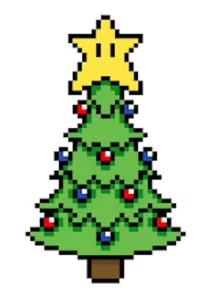 pixel art natale