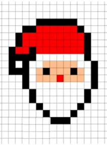 pixel art natale