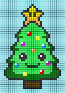 pixel art natale