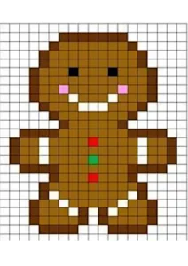 pixel art natale facile