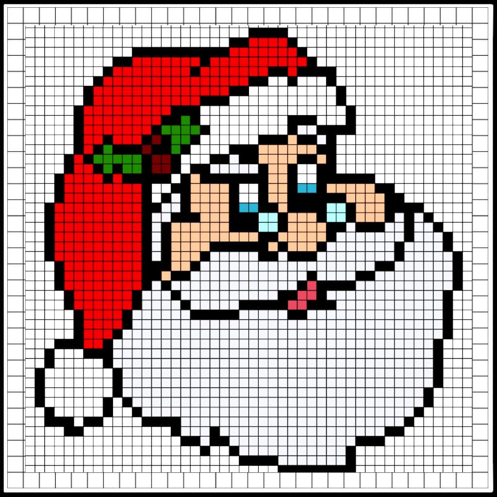pixel art natale
