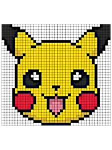 pixel art pikachu facile​