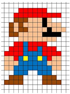 pixel art super mario bros​