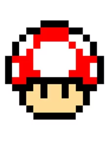 pixel art super mario