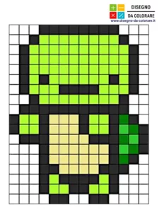 tartaruga pixel art