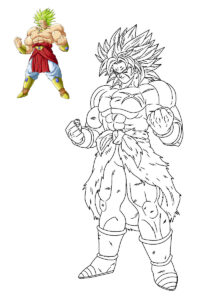 broly da colorare