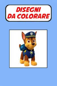 chase paw patrol da colorare pdf