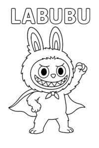 disegni labubu da colorare