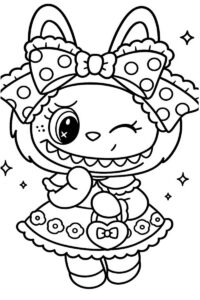 disegni labubu da colorare