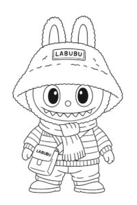 disegni labubu da colorare