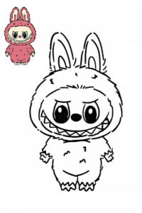 disegno di labubu