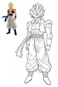 gogeta da colorare