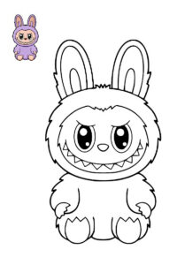 labubu da colorare