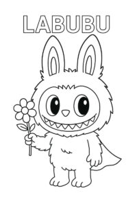 labubu disegno da colorare
