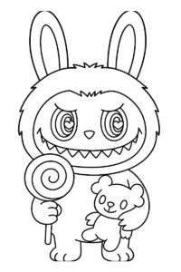 labubu disegno da colorare