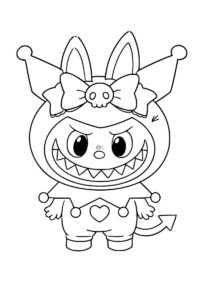 labubu disegno da colorare