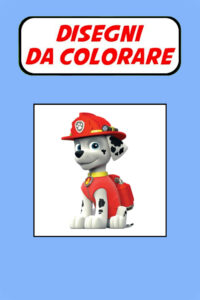 marshall paw patrol da colorare pdf