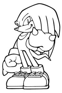 nacols sonic da colorare