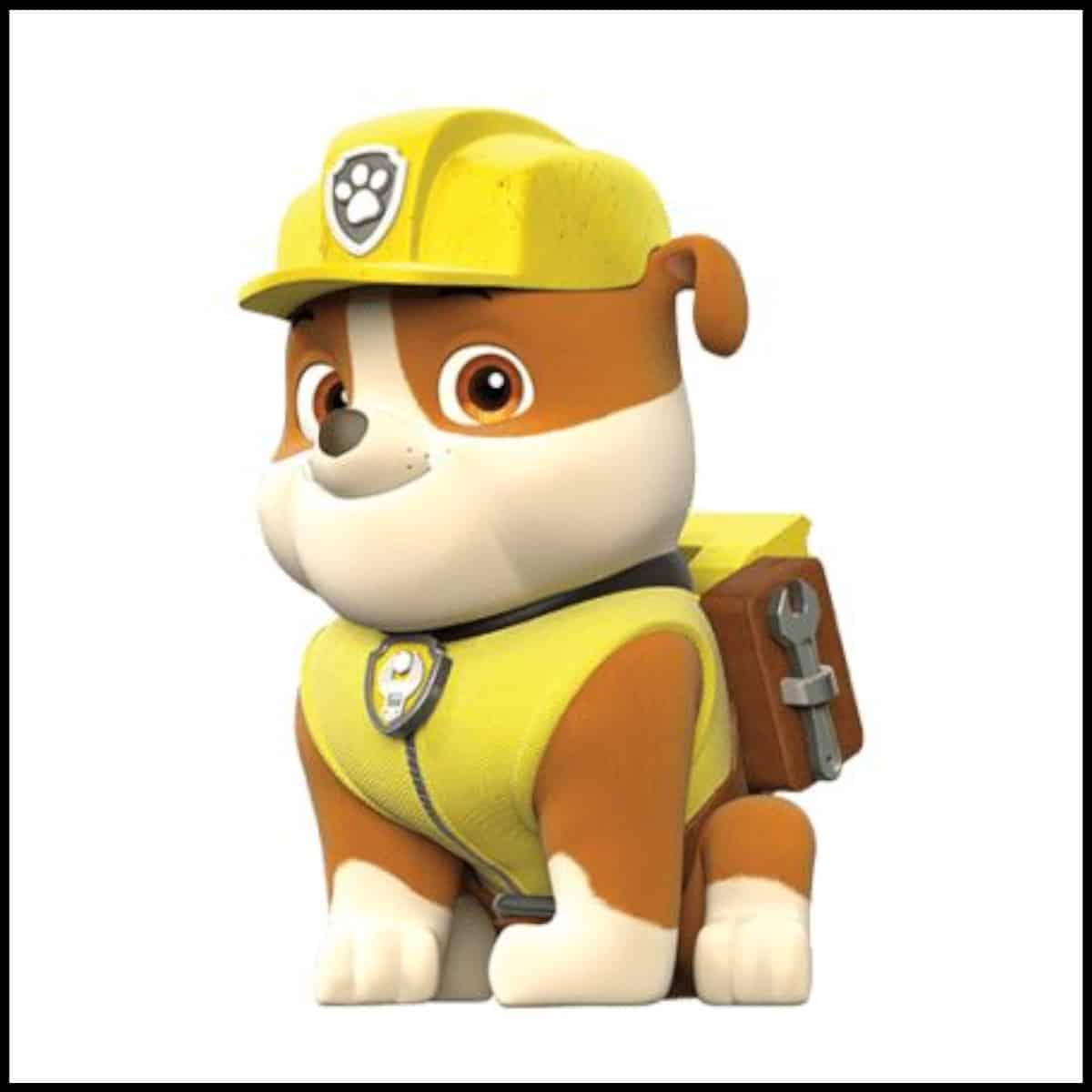 rubble paw patrol da colorare