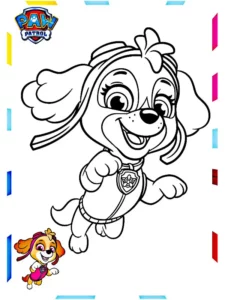 skye da colorare