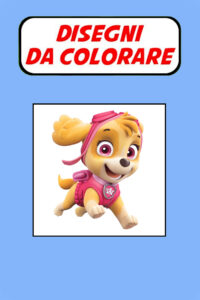 skye paw patrol da colorare pdf