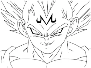 vegeta da colorare