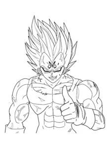 vegeta disegno