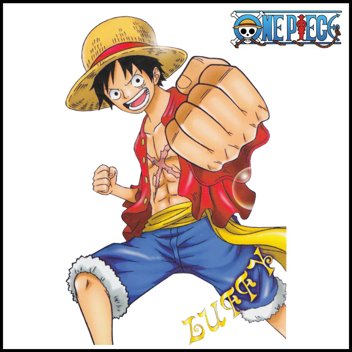 luffy one piece disegno