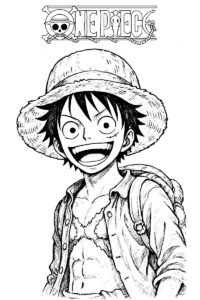 luffy one piece disegno