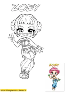 disegni da colorare kpop demon hunters