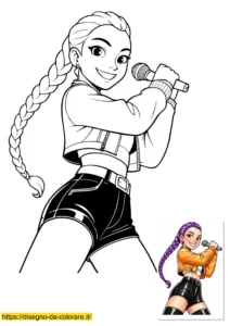 disegni kpop demon hunters