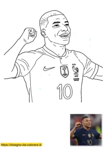 disegno di mbappé disegno di mbappé