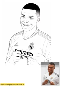 disegno di mbappé​