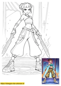 disegno kpop demon hunters