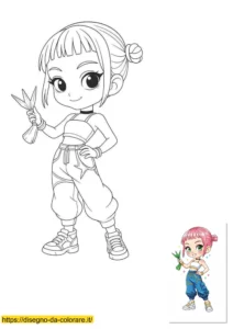 disegno kpop demon hunters